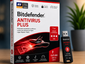 Bitdefender Antivirus Plus – Clé USB (USB 3.0 / USB-C)