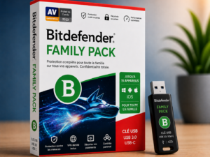 Bitdefender Family Pack – Clé USB (USB3/USB-C)