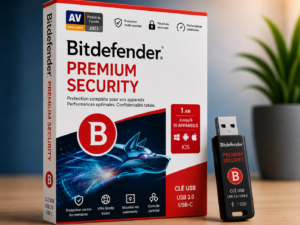 Bitdefender Premium Security – Clé USB (USB3/USB-C)