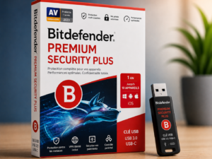 Bitdefender Premium Security Plus – Clé USB (USB3/USB-C)