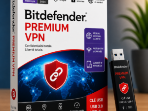 Bitdefender Premium VPN – Clé USB (USB3/USB-C)