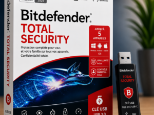 Bitdefender Total Security – Version Clé USB (USB3/USB-C)