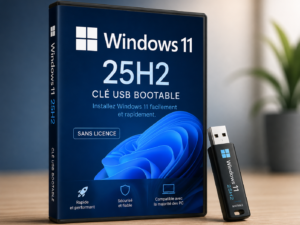 Windows 11 25H2 – Clé USB bootable (sans licence)