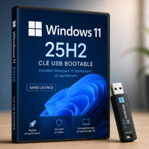 Windows 11 25H2 – Clé USB bootable (sans licence)