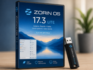 Zorin OS 17.3 LITE – Clé USB bootable