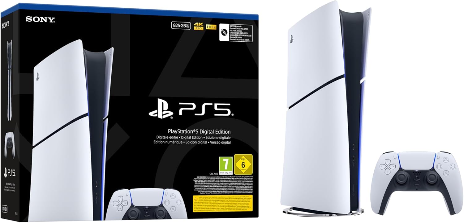 Sony PlayStation 5 Slim Digital Edition 825 Go – Blanche 1 Sony PlayStation 5 Slim Digital Edition 825 Go – Blanche